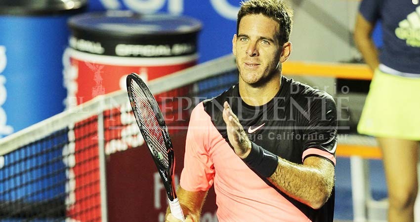 Juan Martin Del Potro viene por la revancha al Abierto de Tenis Los Cabos