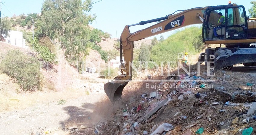 Gobierno Federal activa plan emergente para limpiar arroyos de Los Cabos