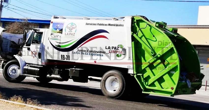 El camión que se quedará “tirado” era de la flotilla vieja: Ayto La Paz