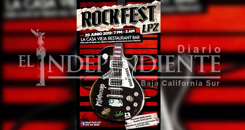 Rock Fest La Paz; la primera oportunidad para músicos de 15 años