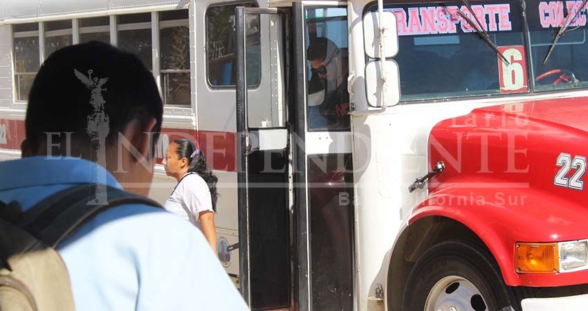 No habrá descuentos a estudiantes en servicio de transporte público durante vacaciones