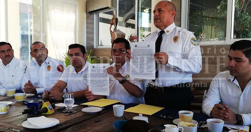 Se unen Bomberos de Los Cabos por mejores condiciones operativas y laborales