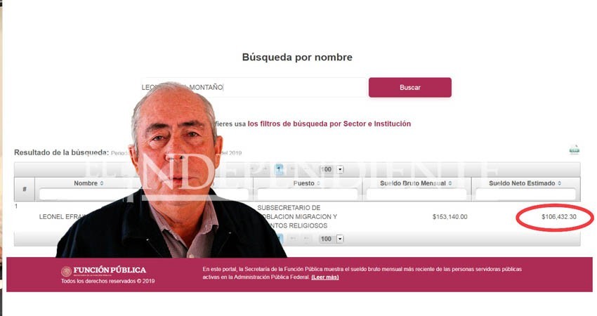 Niega Leonel Cota percibir un sueldo mayor al del Presidente de la Republica