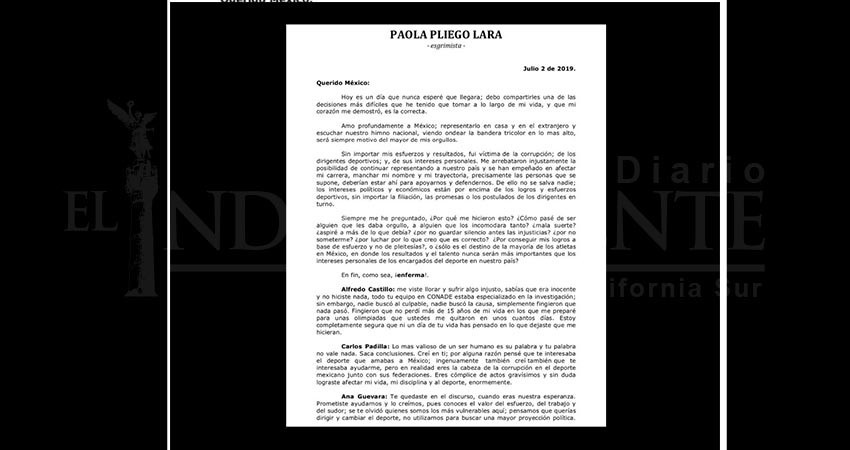 Esgrimista Paola Pliego competirá por Uzbekistán