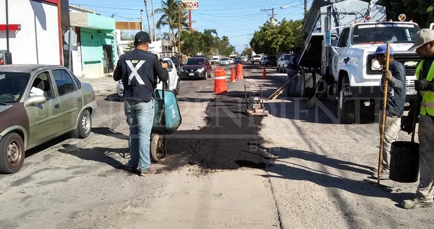 Con rehabilitación de calles esperan disminuir accidentes en La Paz