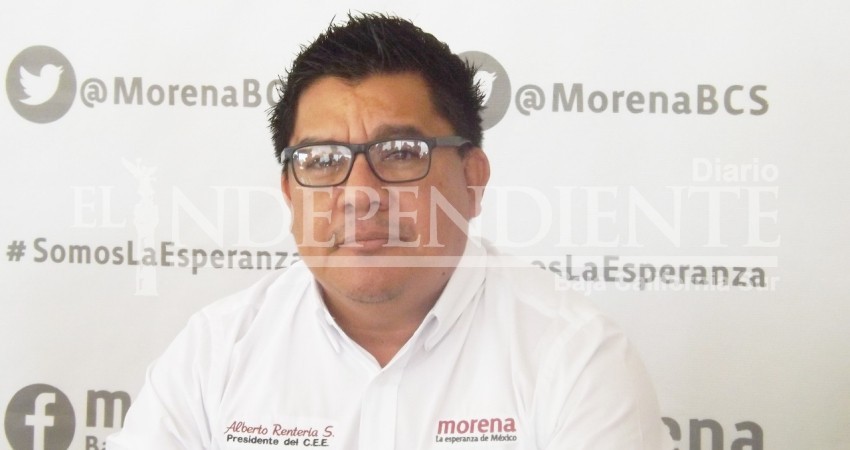 Dejará Alberto Rentería Santana la dirigencia de Morena en BCS