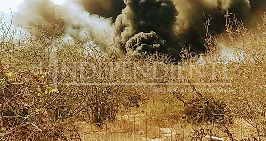 Incendio en tiradero clandestino de SJC se sale de control