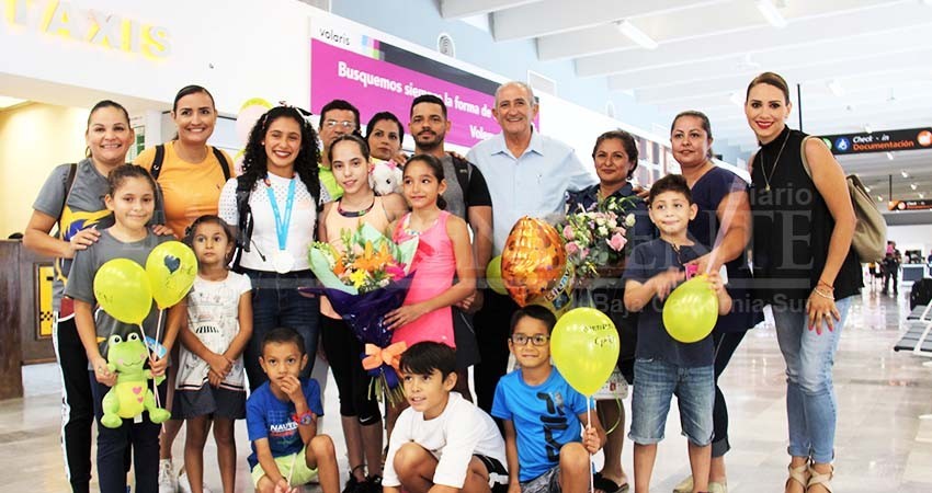 Cálida recepción a la Sudcaliforniana subcampeona Gaby Agúndez