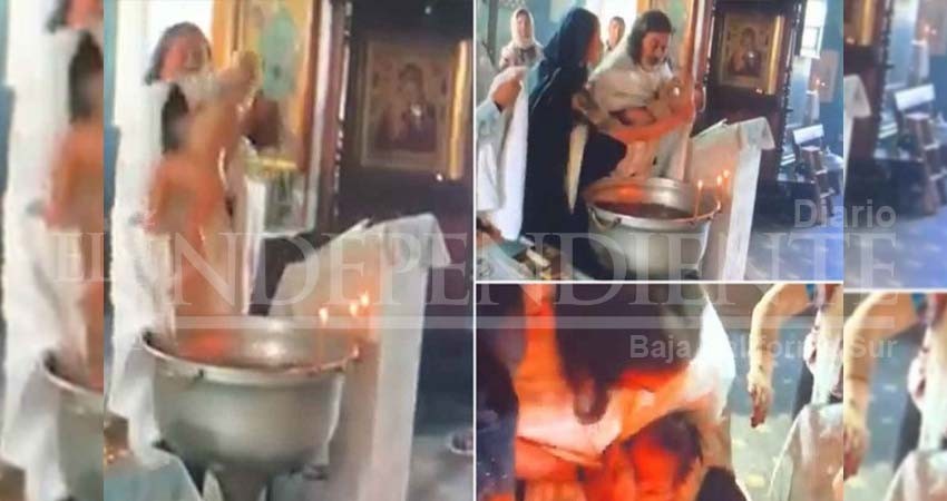 Sacerdote maltrata terriblemente a bebé durante bautizo