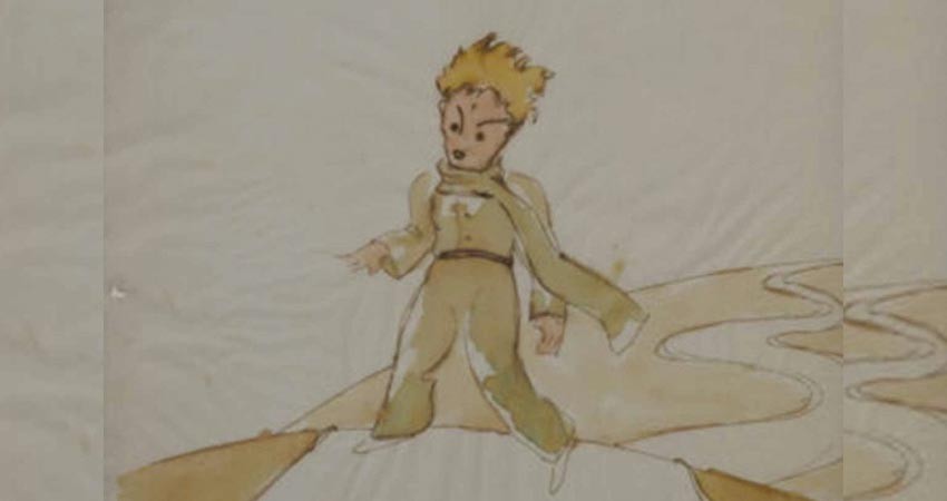 Hallan bocetos de 'El Principito' hechos por Antoine de Saint-Exupéry
