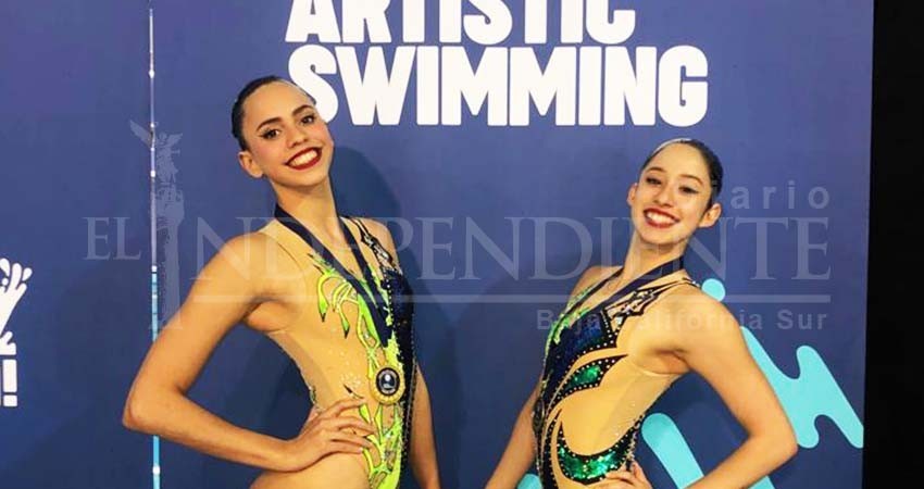 Son Alexa Martínez y Daniela Flores tricampeonas en nado
