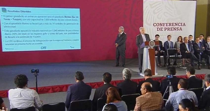 Ahorrará CFE 4.5 mmdd con acuerdo sobre gasoductos