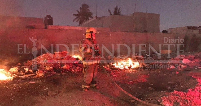 Hartos vecinos de San Lucas por quemas de basura; “contaminan y nos ponen en riesgo”, señalan