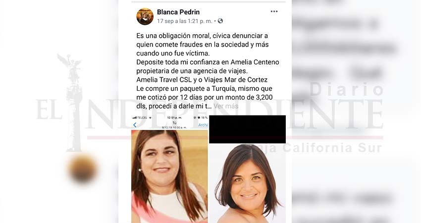 Exhiben a encargada de agencia de viajes que ha defraudado a cabeños desde hace 20 años