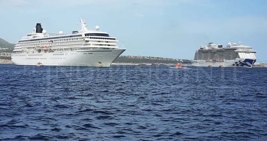 Con triple arribo inicia la temporada alta de cruceros en Los Cabos