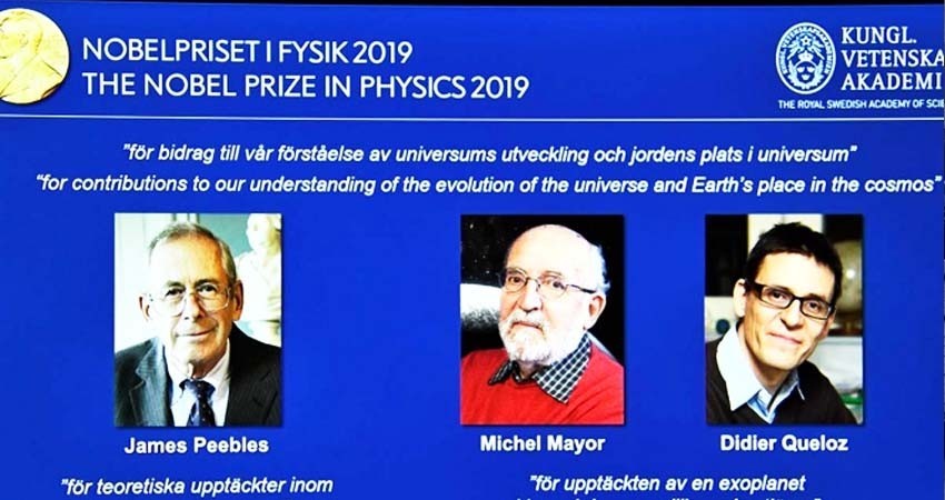 Tres expertos del cosmos ganan el Nobel de Física