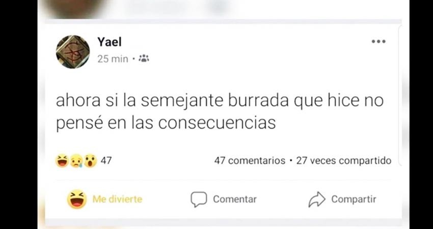 Yucateco postea amenaza y está metido en un gran lío