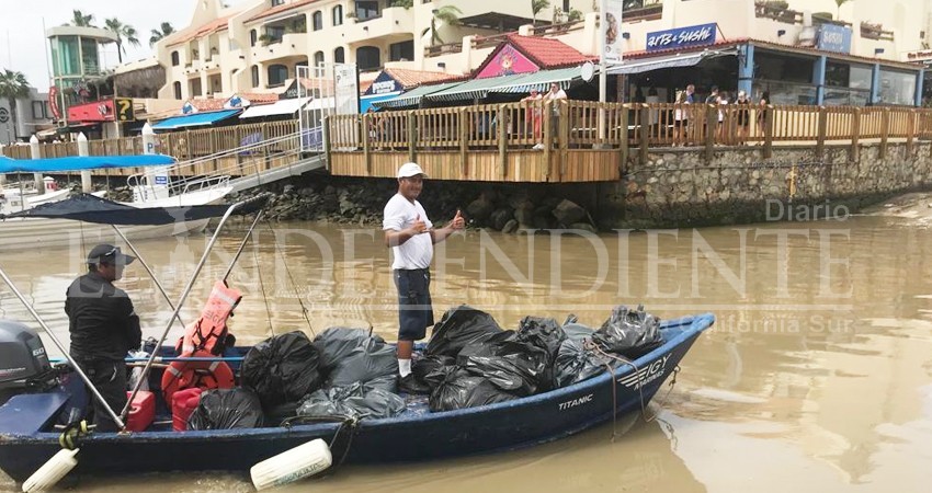 Activan operativo para limpiar marina turística y recinto portuario de CSL
