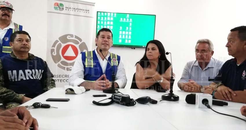 Evalúan autoridades declaratoria de emergencia y de desastre en Los Cabos