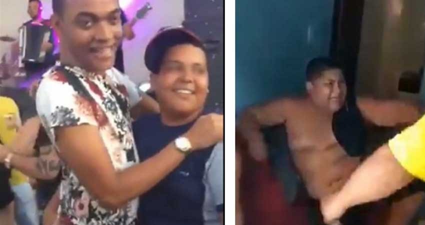 Padre homofóbico azota a su hijo por bailar con un gay