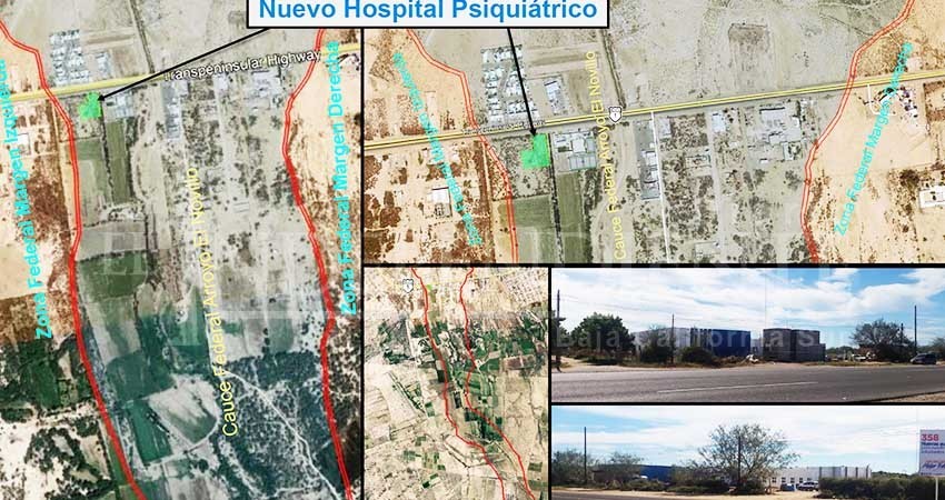 A pesar de las advertencias de Conagua, el Gobierno de BCS construyó hospital en arroyo