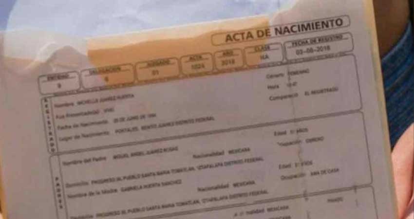 ¿Tu acta de nacimiento tiene errores? Te decimos cómo corregirla