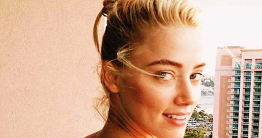Amber Heard reta a Instagram y publica foto que muestra un pecho desnudo