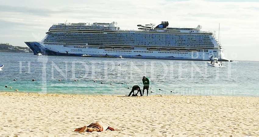Abarrotada marina turística de CSL por “mega arribo” de cruceros