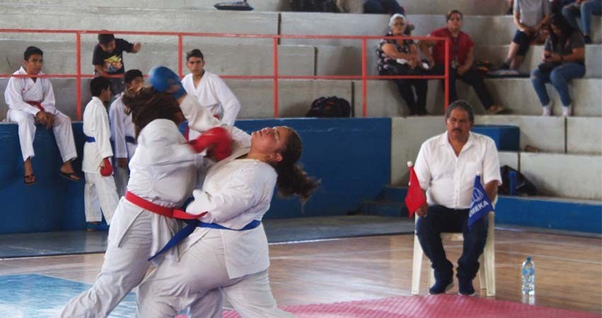 En la cancha “Gómez Jiménez”  se llevó a cabo el Torneo Municipal del Karate