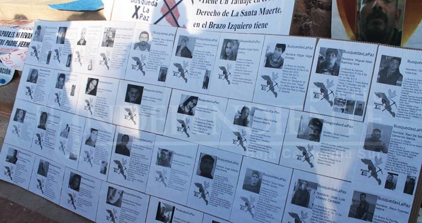 Desaparecidos de BCS, principal deuda en materia de seguridad este año