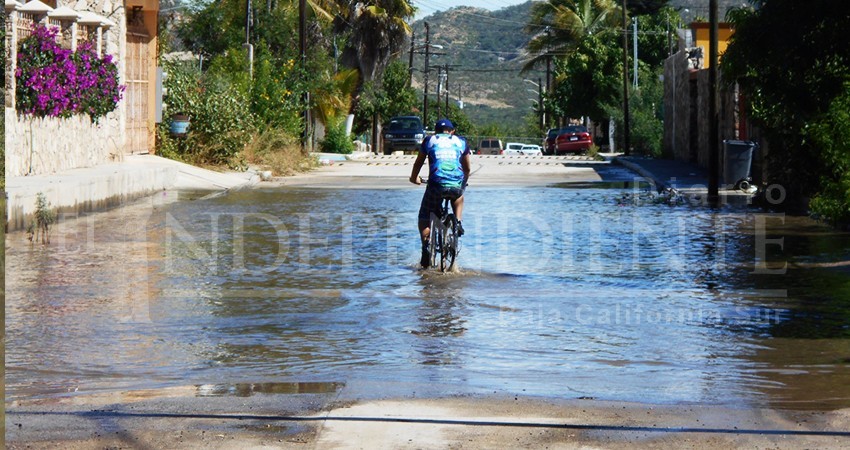 Por lluvias, sufrieron afectaciones 60% de las calles en Los Cabos 