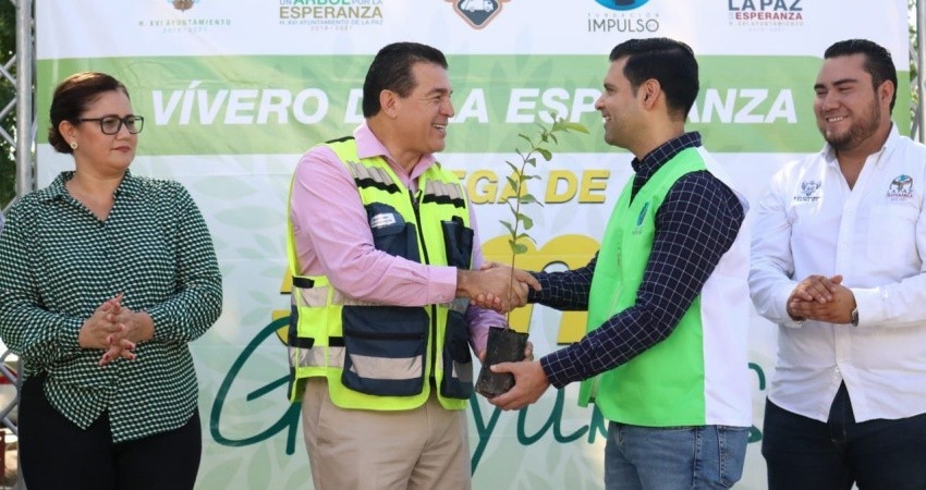 Recibe el Ayuntamiento de La Paz en donación 5 mil árboles de guayabo