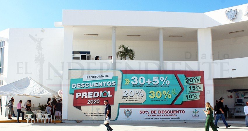 Sigue incrementándose la recaudación del Ayuntamiento de La Paz