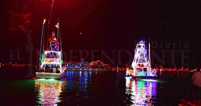 Hoy es el desfile náutico navideño en el malecón de La Paz