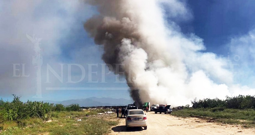 Piden solución a incendios frecuentes en el basurero de Todos Santos