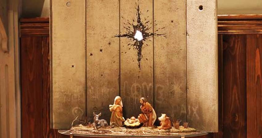 ‘La cicatriz de Belén’, nueva instalación de Banksy
