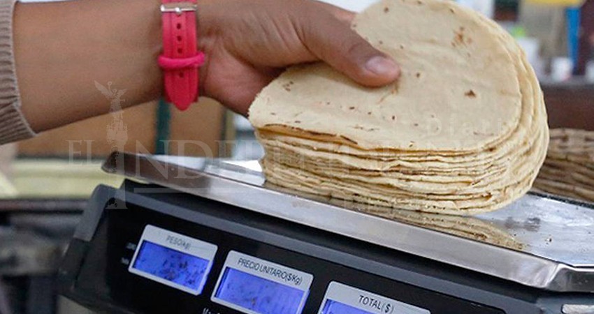 En menos de 15 días otro incremento en el precio de la tortilla
