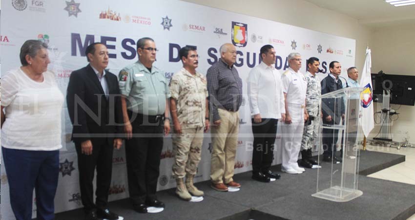 Mesa de Seguridad de BCS en contra de la legalización de la marihuana