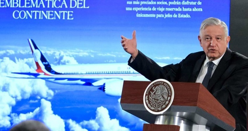 Plantean sacar el avión presidencial en rifa; $500 el cachito