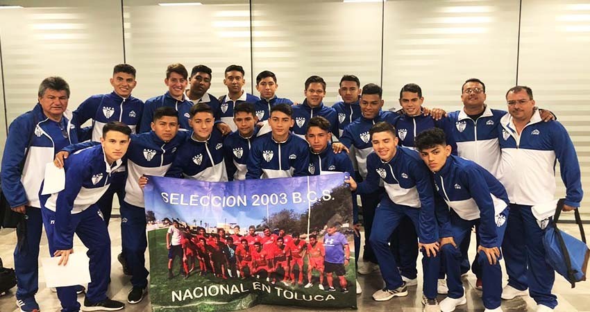 Selección de futbol de BCS debuta con derrota en el campeonato nacional de Toluca