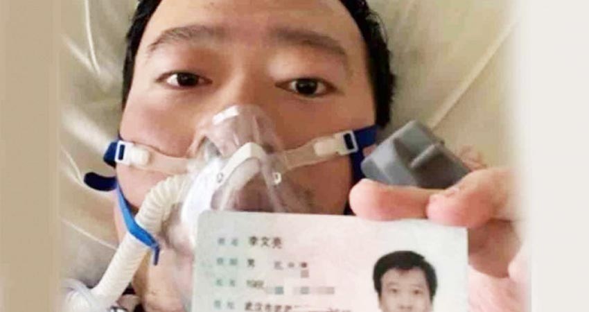 ¡Confirmado! Muere médico chino que alertó sobre nuevo coronavirus