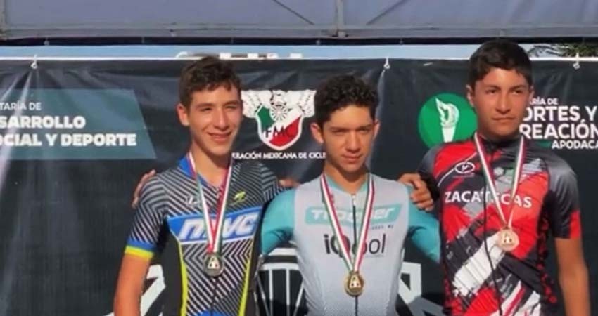 Suben al podio ciclistas sudcalifornianos en Apodaca