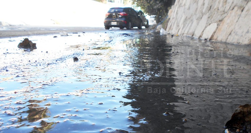Persisten derrames de agua potable, ahora en La Cañada de Los Perros 