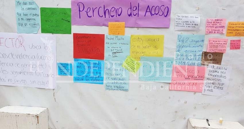 El perchero del acoso se instala en la UABCS