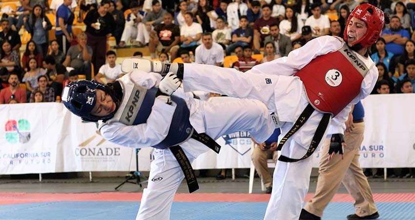 Logra BCS 10 lugares en TKD para nacionales de Conade