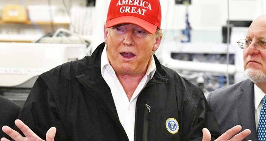 Trump no se hará prueba de coronavirus; dice sentirse bien