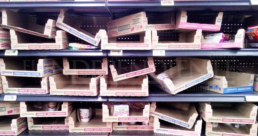 Tras confirmarse casos de coronavirus en Los Cabos, incrementan compras masivas en supermercados