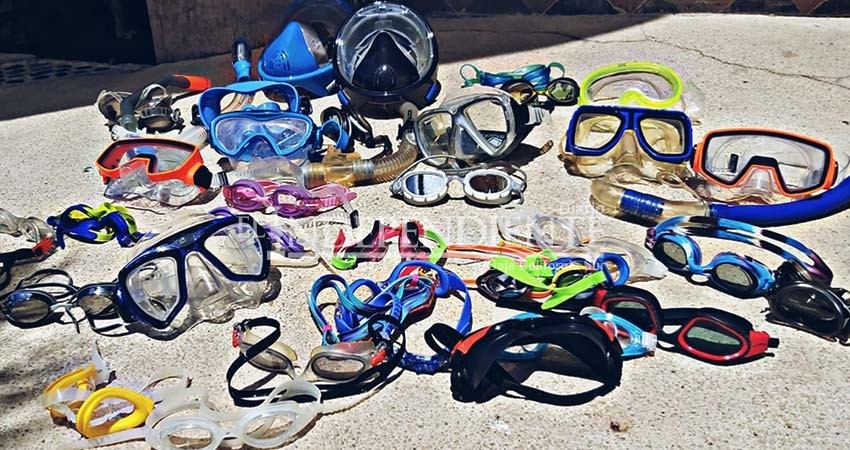 Equipo de snorkel olvidado por turistas se convertirá en insumos contra el COVID-19