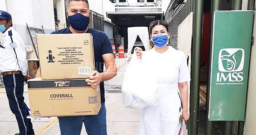 Gracias al apoyo de la gente, llegó donación de material para Hospitales de La Paz