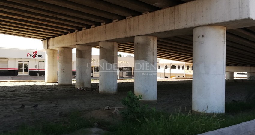 Puente Leona Vicario en CSL se ha convertido en hogar de indigentes